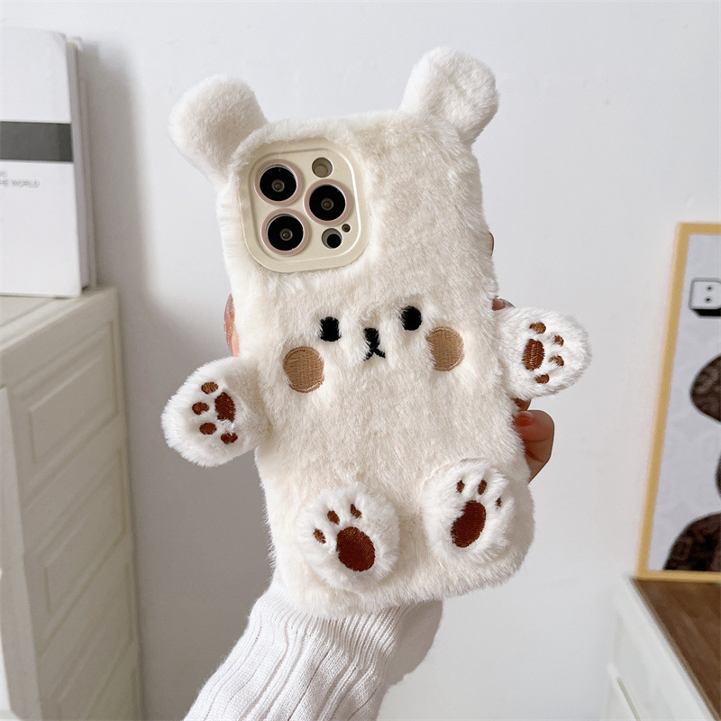 Korean 3D Cartoon Bear Fluffy  - Apple Iphone 15 recension och pris