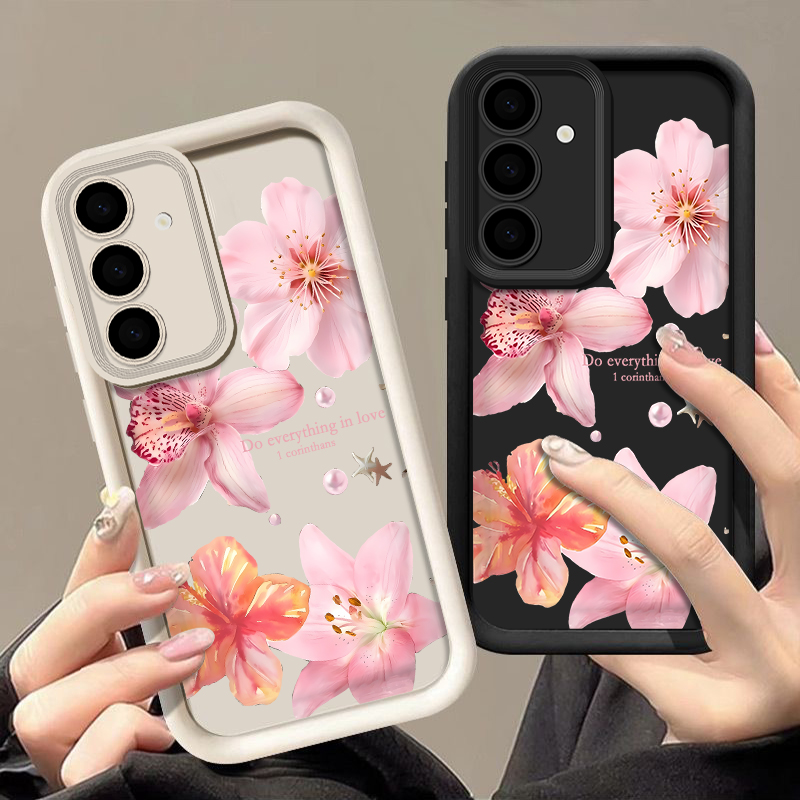 Pink Flowers Phone Case For Sa - Samsung Galaxy A55 recension och pris
