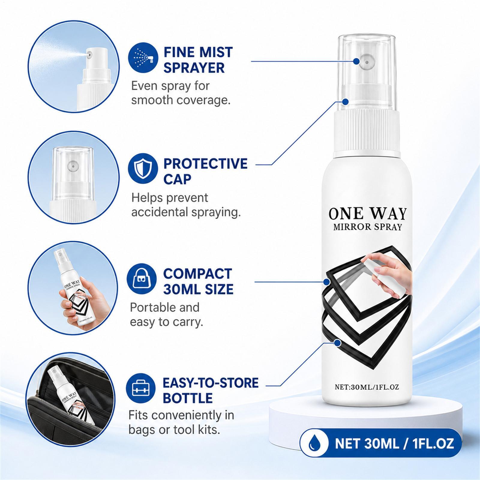 Reflective Window Spray 30ml Q - Privacy Screen Protector recension och pris