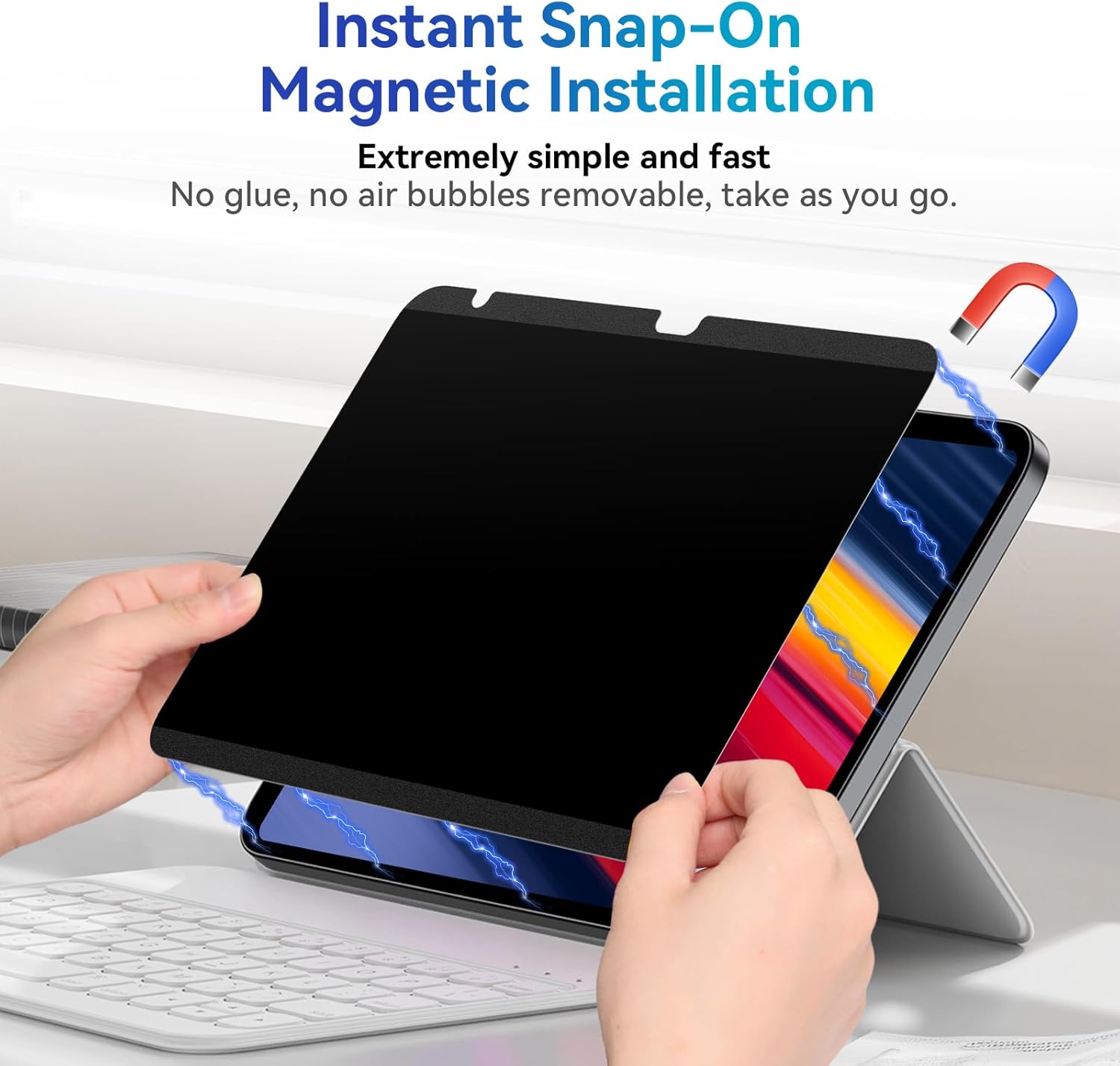 Magnetic Privacy Screen Protec - Matte Anti Glare Screen recension och pris