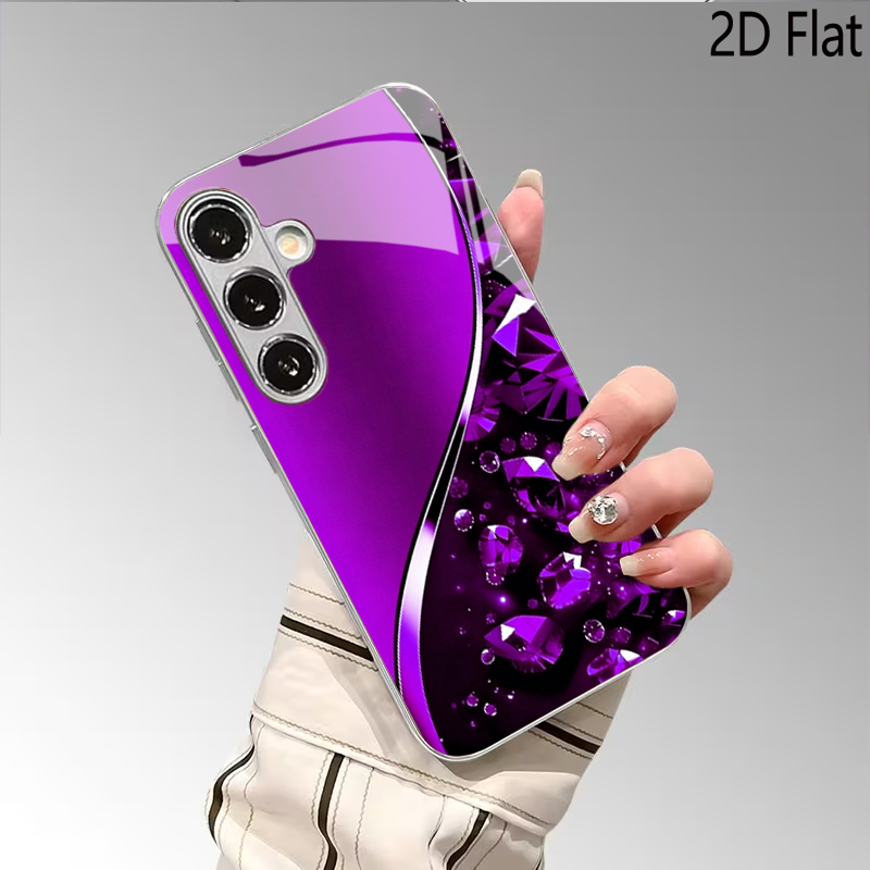 Purple Gemstone Background for - Samsung Galaxy A55 recension och pris