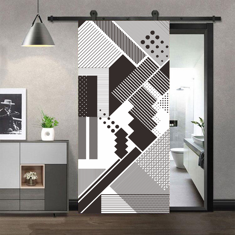 Door Stickers Adhesive Black a - Full Cover Adhesive recension och pris