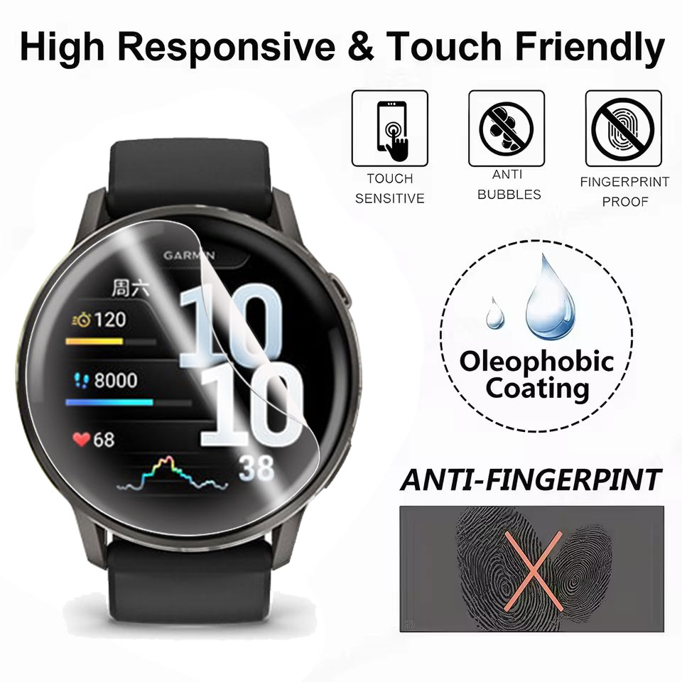 Soft Hydrogel Film For Garmin  - Hydrogel Screen Protector recension och pris