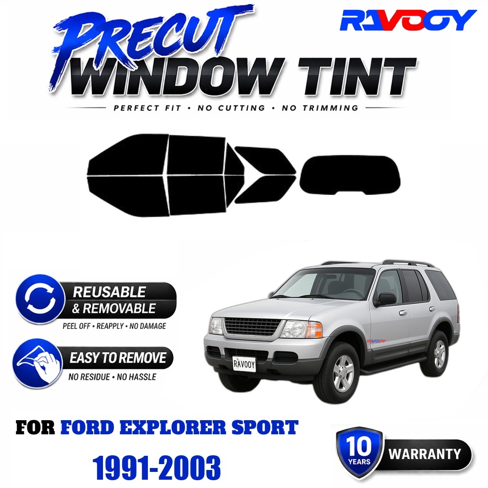 RAVOOY Precut Window Tint, Reu - Air Bubble Remover recension och pris