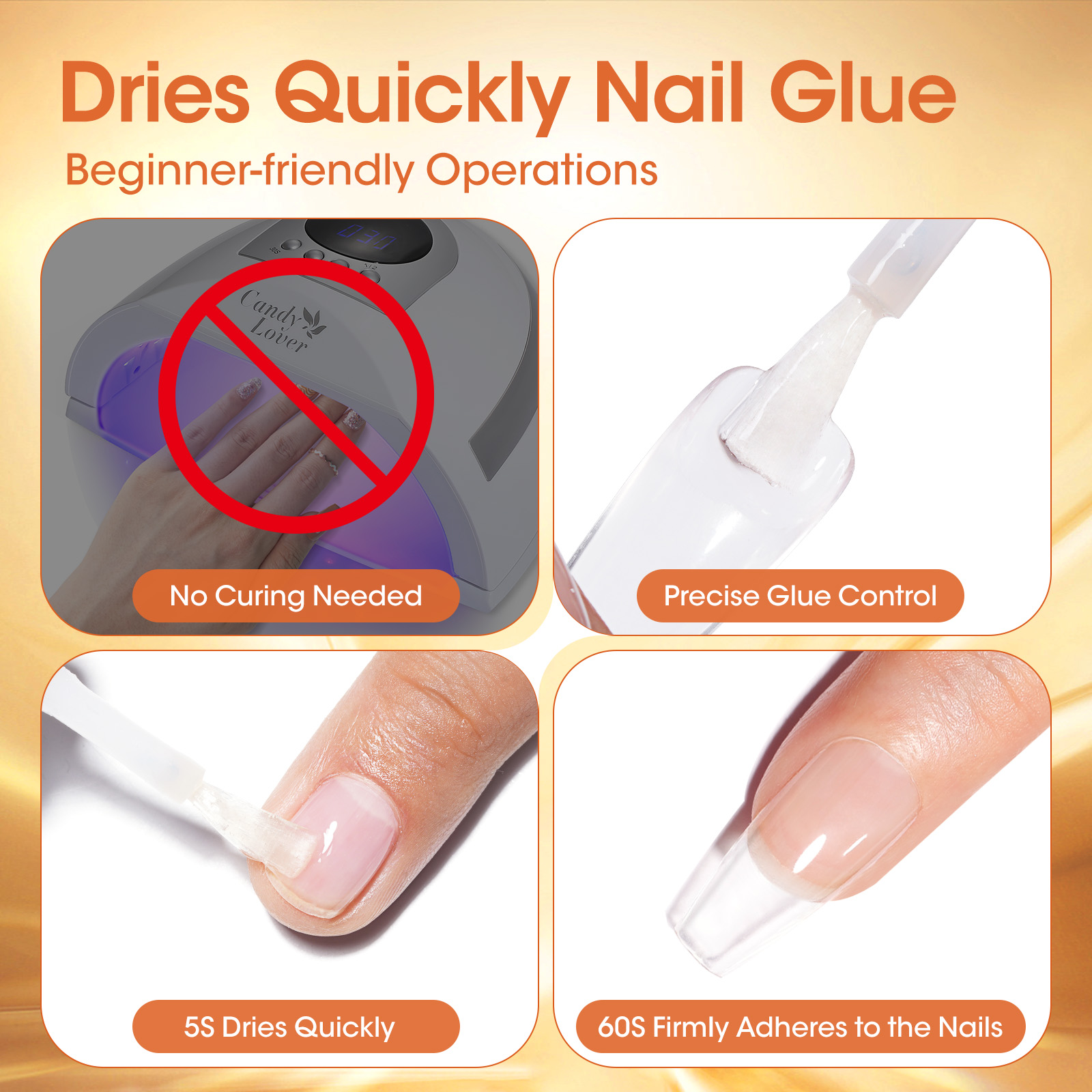 Super Strong Nail Glue Remover - Liquid Uv Glue Kit recension och pris
