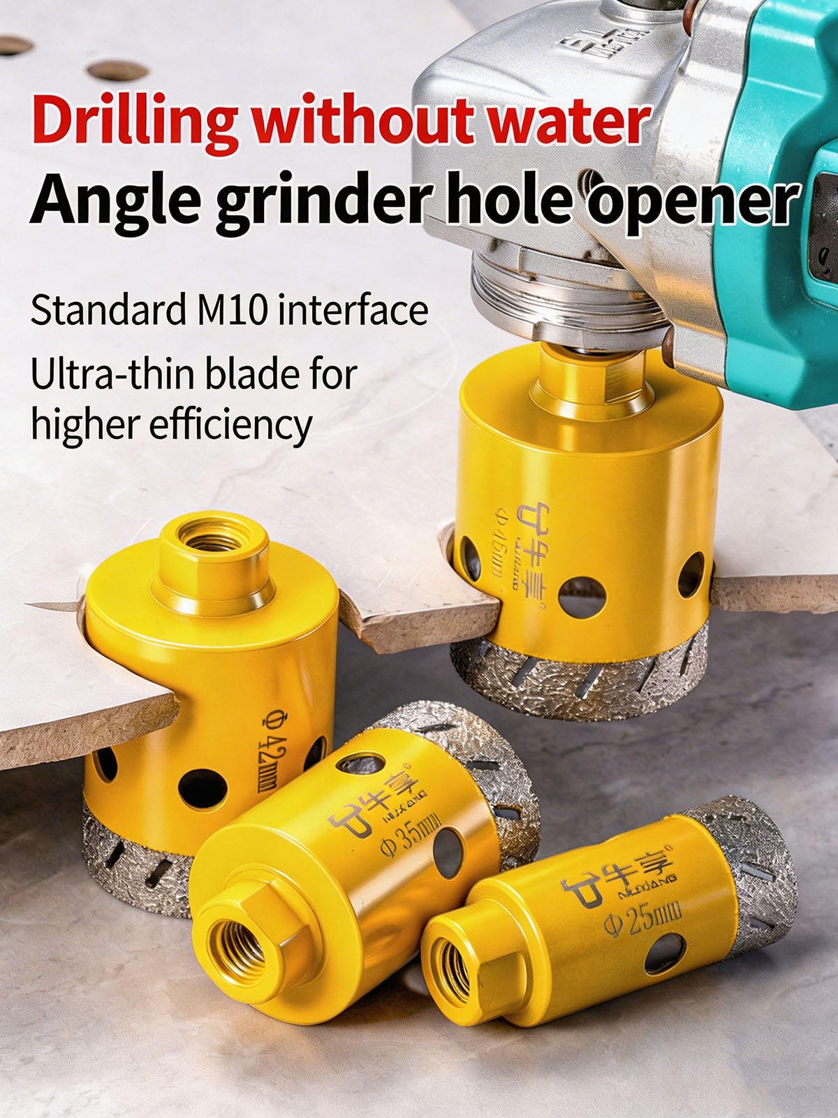 Diamond Drill Bit Angle Grinde - Screen Protector Cutter recension och pris
